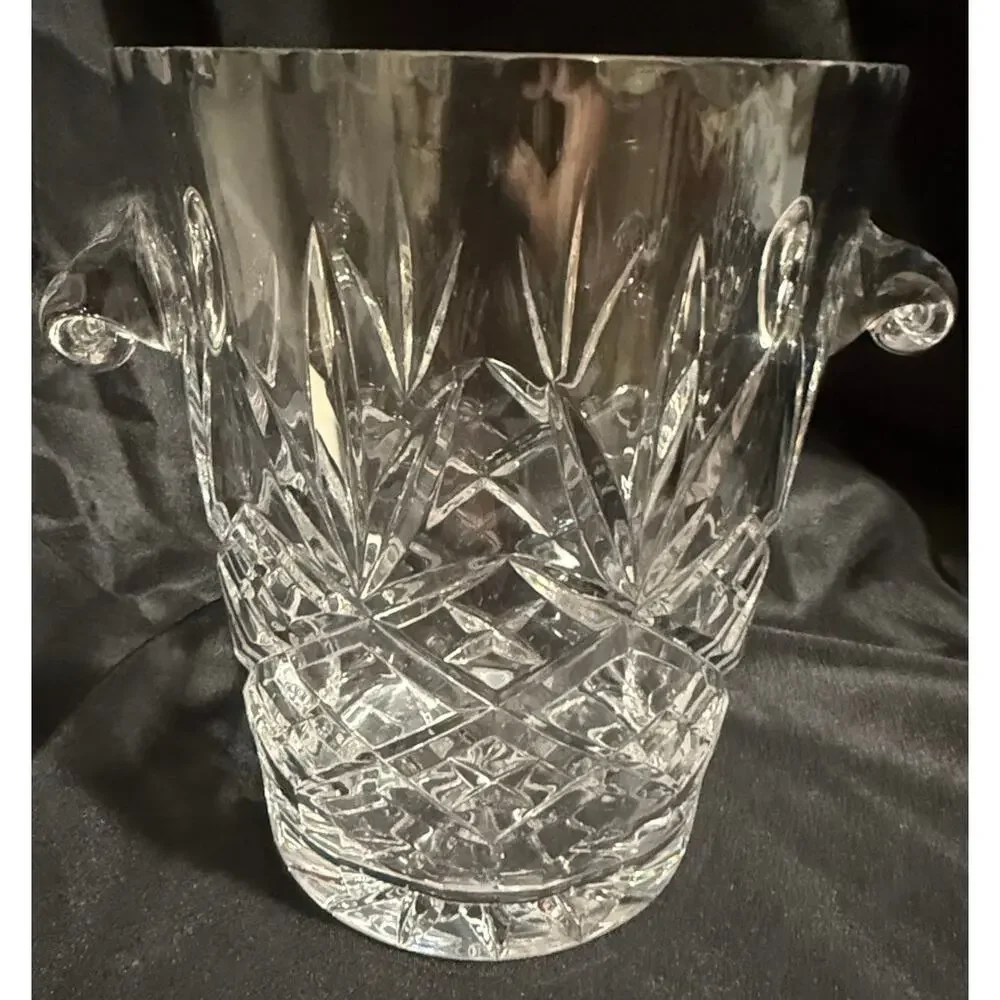 Vintage Ceska Cut Lead Crystal Champagne / Ice Bucket - 7.5